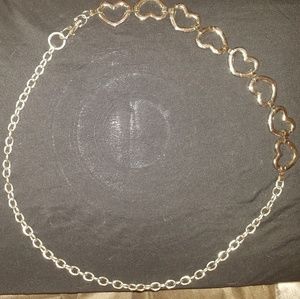 Metal chain belts